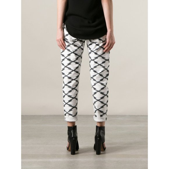 Isabel Marant Etoile Printed Nea Jeans 42 - Picture 2 of 6